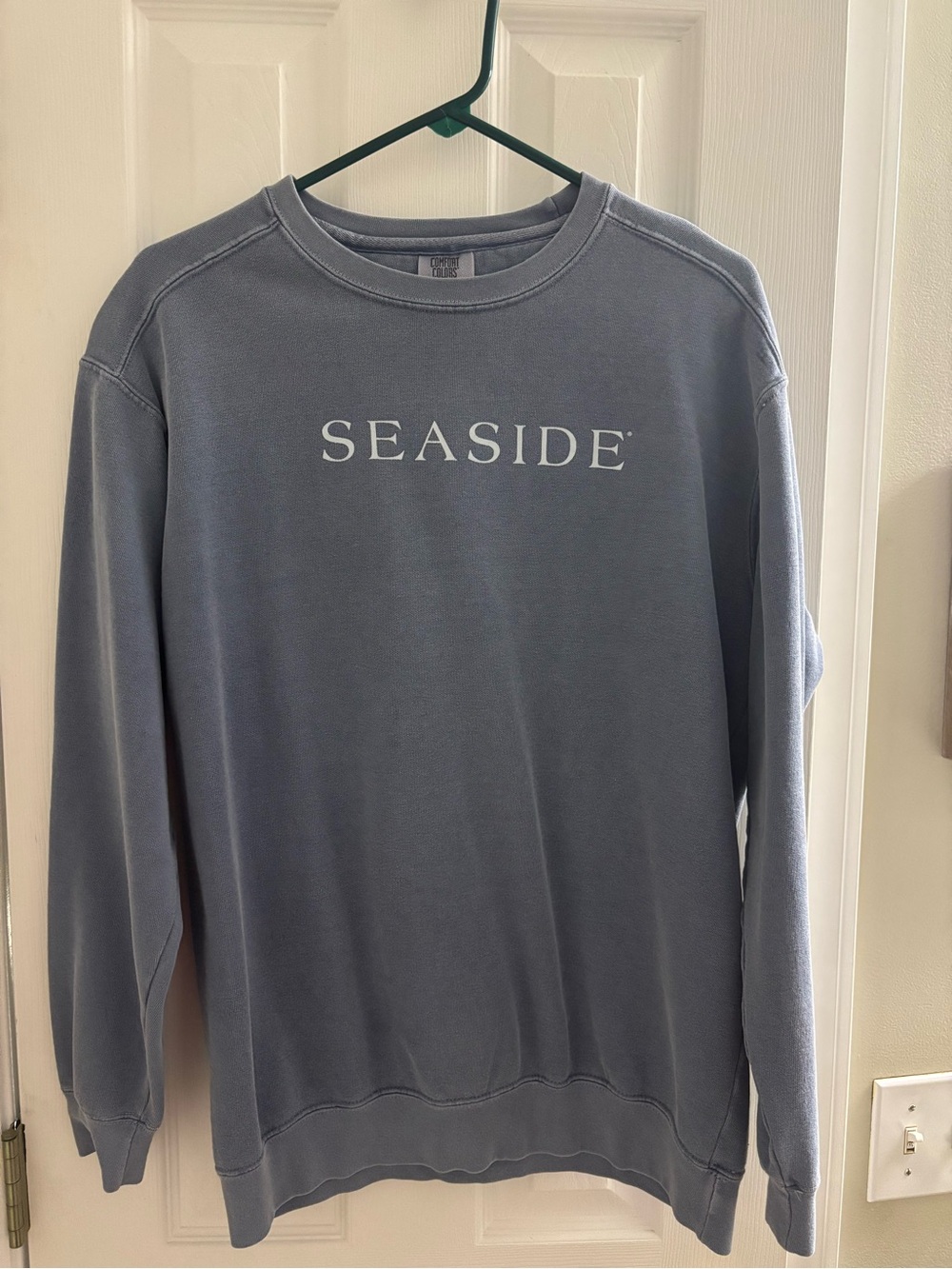 Seaside Graphic Crewneck Sweater - Blue